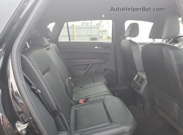 1V2MC2CA6LC206417 2020 VOLKSWAGEN ATLAS Black უკანა სავარძლების ხედი