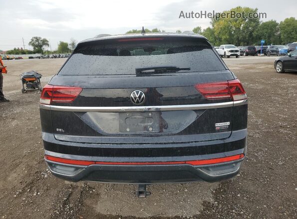 1V2MC2CA6LC206417 2020 VOLKSWAGEN ATLAS Black უკანა ხედი