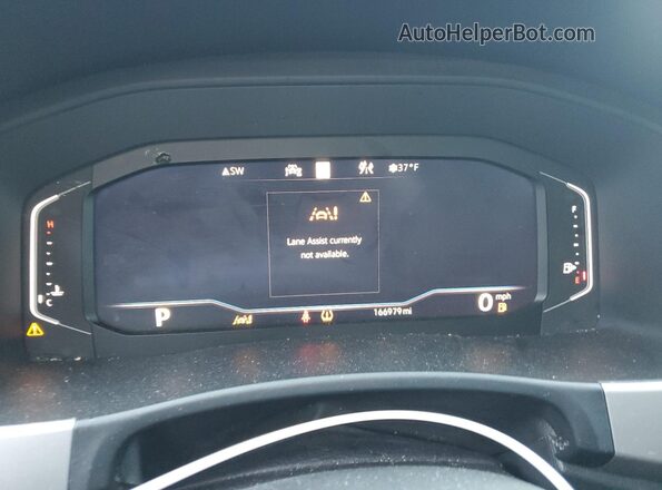 1V2MC2CA8LC204765 2020 VOLKSWAGEN ATLAS White Instrument cluster view