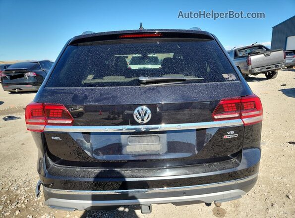 1V2MR2CA6LC502701 2020 VOLKSWAGEN ATLAS Black Вид ззаду