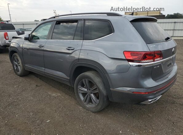 1V2RR2CA7MC587166 2021 VOLKSWAGEN ATLAS Серый Задняя левая четверть