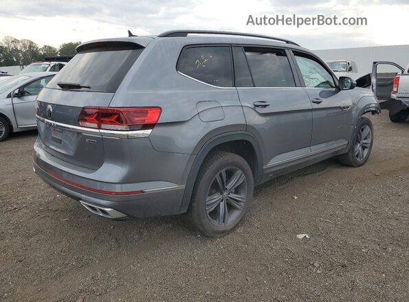 1V2RR2CA7MC587166 2021 VOLKSWAGEN ATLAS Серый Задняя правая четверть