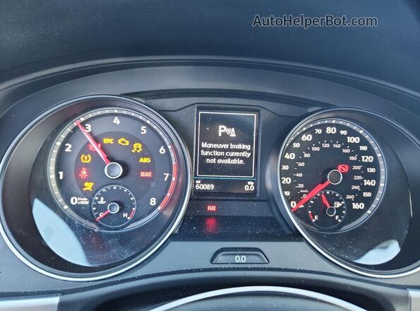 1V2RR2CA7MC587166 2021 VOLKSWAGEN ATLAS Серый Вид щитка приборов