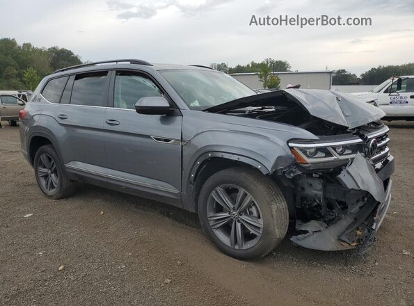 1V2RR2CA7MC587166 2021 VOLKSWAGEN ATLAS Серый Передняя правая четверть