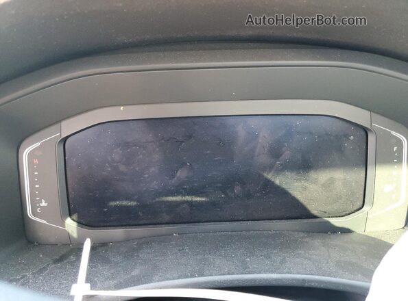 1V2SE2CA2LC222356 2020 VOLKSWAGEN ATLAS Black Widok zestawu wskaźników