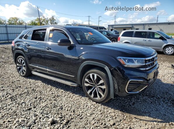 1V2SE2CA2LC222356 2020 VOLKSWAGEN ATLAS Black Przód prawy