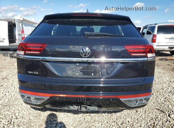 1V2SE2CA2LC222356 2020 VOLKSWAGEN ATLAS Black Widok z tyłu