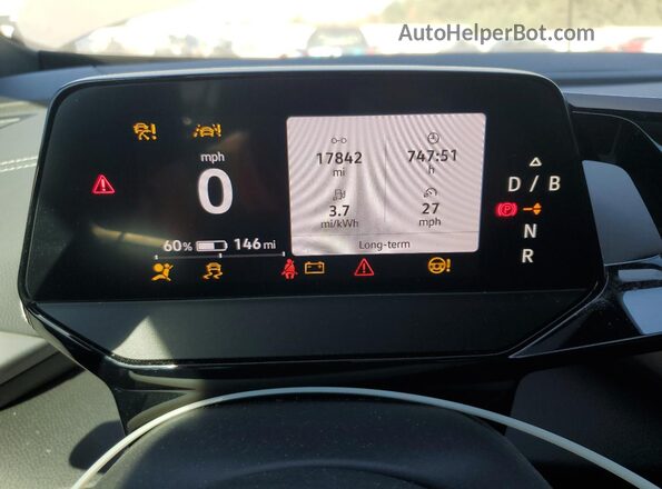 1V2VMPE80PC022170 2023 VOLKSWAGEN ID.4 Серый Вид щитка приборов