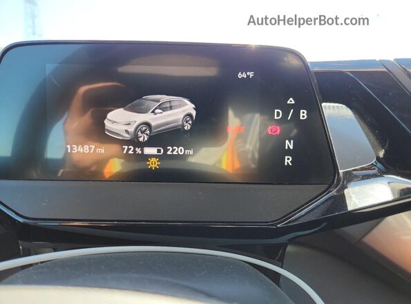 1V2WNPE89PC047800 2023 VOLKSWAGEN ID.4 Gray Instrument cluster view