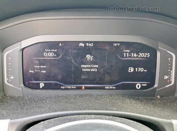 1V2WP2CA1PC519538 2023 VOLKSWAGEN ATLAS Gray Instrument cluster view