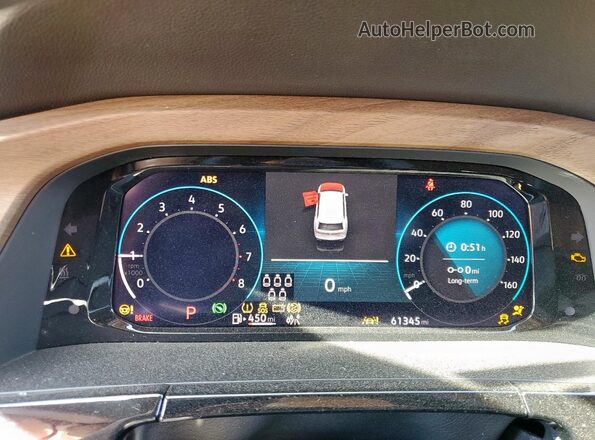 1V2WR2CA5RC500875 2024 VOLKSWAGEN ATLAS Black Вид щитка приладів
