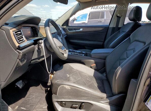 1V2WR2CA5RC500875 2024 VOLKSWAGEN ATLAS Black Вид салону спереду
