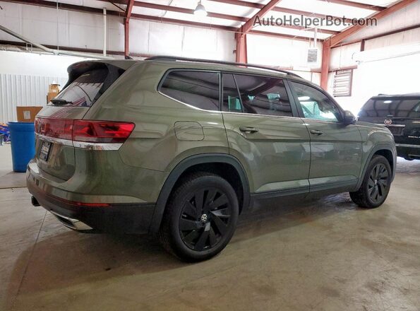 1V2WR2CA8SC544990 2025 VOLKSWAGEN ATLAS Зеленый Задняя правая четверть