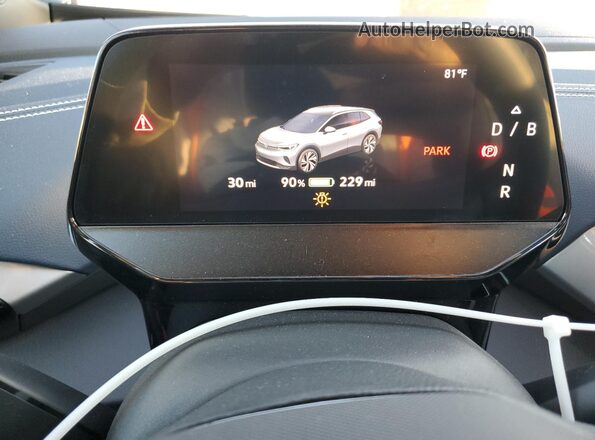 1V2WSPE83SC009464 2025 VOLKSWAGEN ID.4 Gray Instrument cluster view