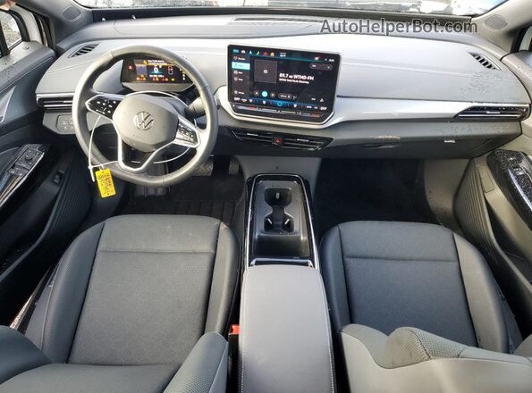 1V2WSPE86SC001293 2025 VOLKSWAGEN ID.4 White Widok deski rozdzielczej