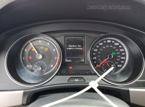 1V2YC2CAXLC225621 2020 VOLKSWAGEN ATLAS Red Widok zestawu wskaźników