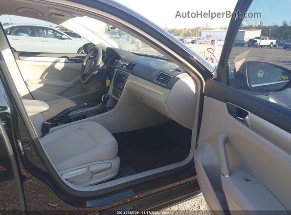 1VWAS7A30GC049088 2016 VOLKSWAGEN PASSAT Black Widok wnętrza z przodu