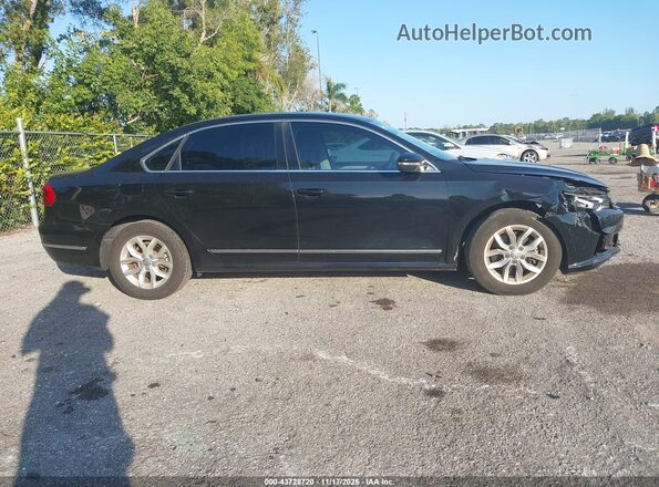 1VWAS7A30GC049088 2016 VOLKSWAGEN PASSAT Black Widok wnętrza z tyłu