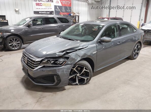 1VWMA7A38LC004586 2020 VOLKSWAGEN PASSAT Gray წინა მარცხენა ხედი სამი მეოთხედიდან