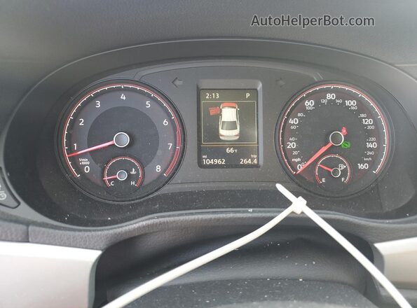 1VWSA7A35LC022468 2020 VOLKSWAGEN PASSAT White Սարքավորումների վահանակի տեսք