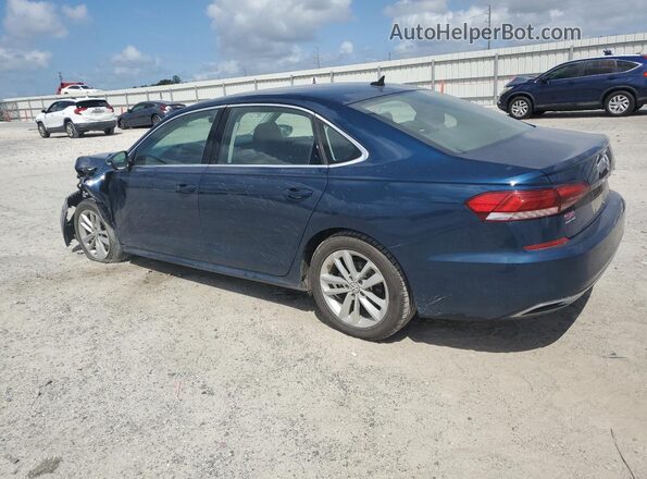 1VWSA7A37LC007454 2020 VOLKSWAGEN PASSAT Blue Rear left
