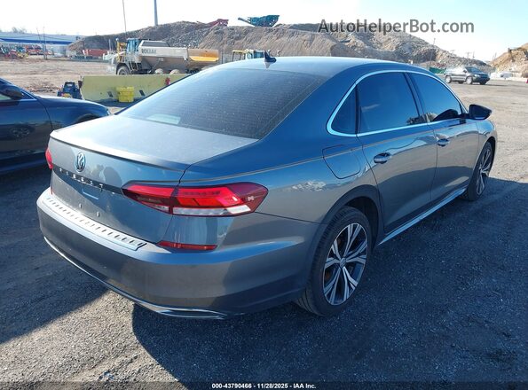 1VWSA7A37MC001087 2021 VOLKSWAGEN PASSAT Серый Задняя правая четверть