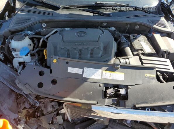1VWSA7A39MC013483 2021 VOLKSWAGEN PASSAT Blue Rear interior view