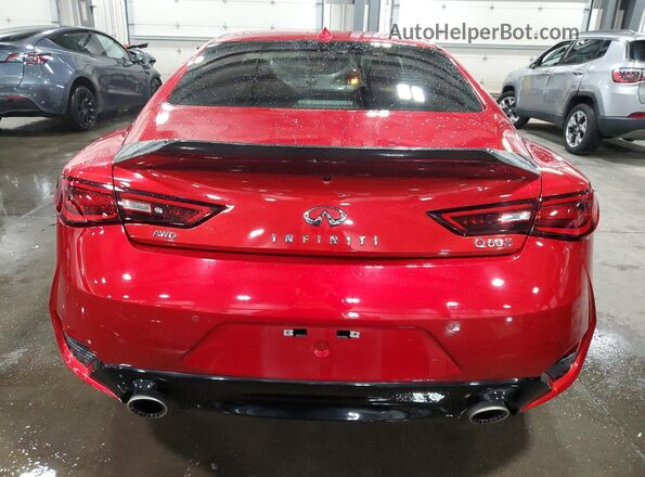 JN1FV7LL8MM560392 2021 INFINITI Q60 Red Вид салону спереду