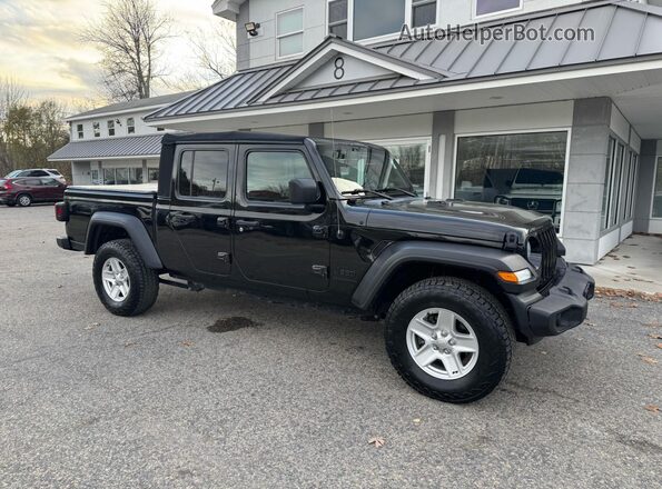 1C6HJTAG4LL143086 2020 JEEP GLADIATOR Black Tył lewy