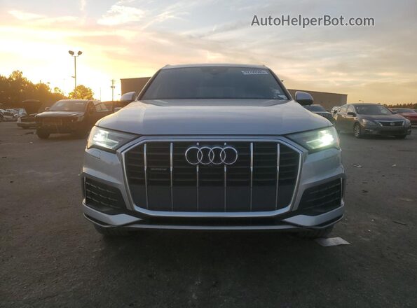 WA1AJAF76MD037333 2021 AUDI Q7 Silver უკანა ხედი
