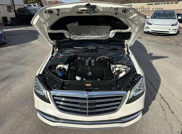 WDDUG6EB2KA439407 2019 MERCEDES-BENZ S White Vista de los asientos traseros