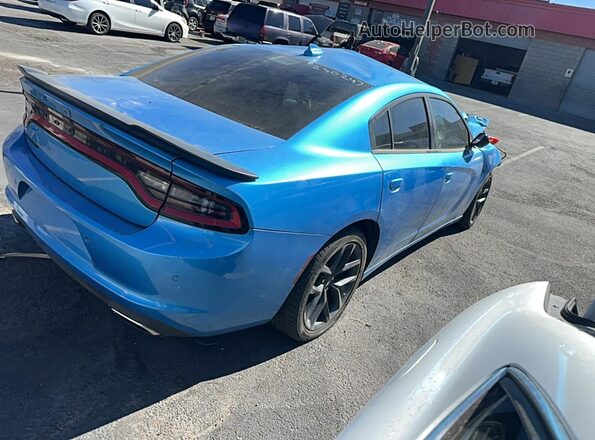 2C3CDXBG5PH608496 2023 DODGE CHARGER Blue Widok z przodu