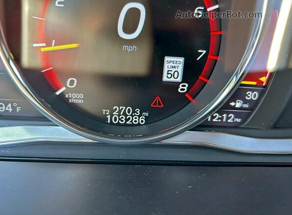 YV440MDM8G2790634 2016 VOLVO XC60 Gray Vista del cuadro de instrumentos