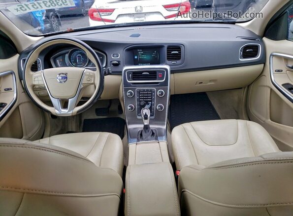YV140MEK5G1301414 2016 VOLVO V60 Silver Vista del cuadro de instrumentos