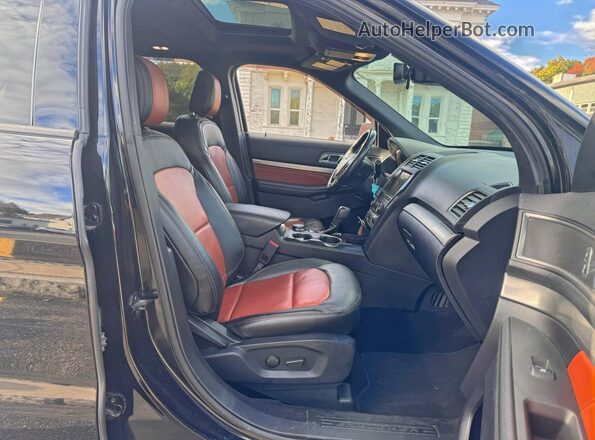 1FM5K8D82KGA01686 2019 FORD FORD EXPLORER Черный Вид сзади