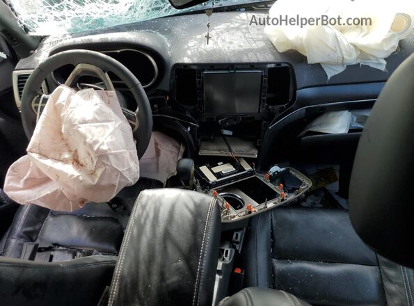 1C4RJEBGXHC838252 2017 JEEP GRAND CHER Угольный Вид щитка приборов