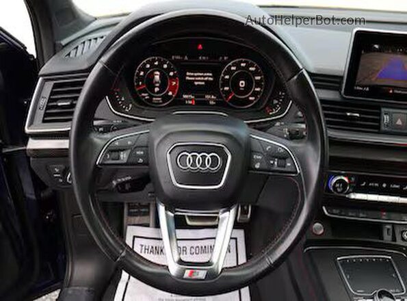 WA1B4AFY0K2077517 2019 AUDI SQ5 Синий Вид щитка приборов