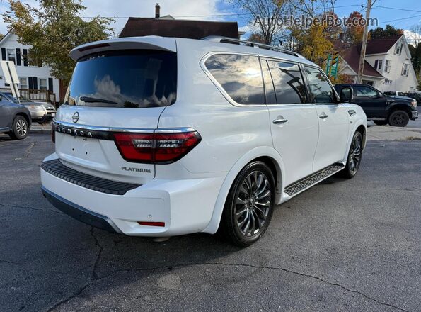 JN8AY2CCXM9145356 2021 NISSAN ARMADA White Przód prawy