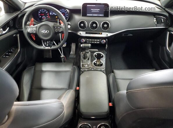 KNAE15LA8M6089983 2021 KIA STINGER White Widok zestawu wskaźników