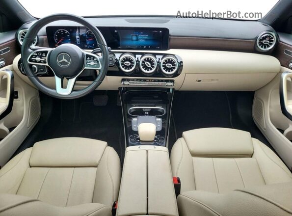 W1K3G4EB2MJ262764 2021 MERCEDES-BENZ A-CLASS Beige Vista del cuadro de instrumentos