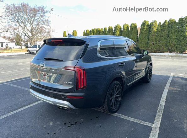 5XYP3DHC3MG133234 2021 KIA TELLURIDE Gray Вид спереду