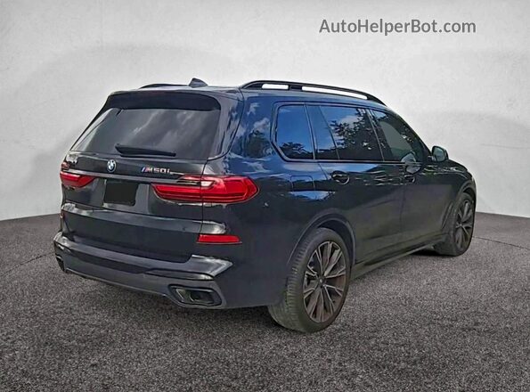 5UXCX6C00N9J07221 2022 BMW X7 Black წინა ხედი