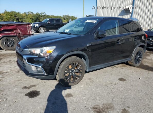 JA4AP3AU5HZ046573 2017 MITSUBISHI OUTLANDER Black Tył lewy