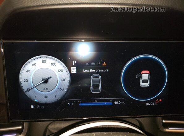 KMHLS4DG3RU787579 2024 HYUNDAI ELANTRA Burgundy Instrument cluster view