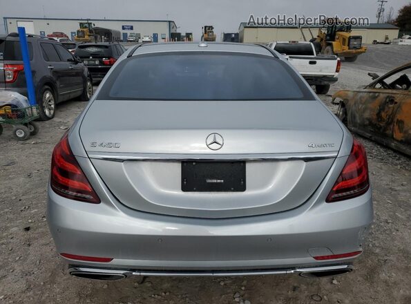 WDDUG6EB8JA348835 2018 MERCEDES-BENZ S-CLASS Серебряный Вид салона спереди