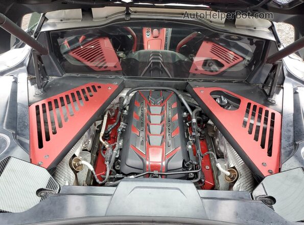 1G1YB2D48R5100264 2024 CHEVROLET CORVETTE Silver ძრავის განყოფილების ხედი