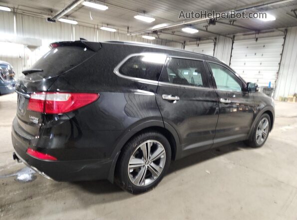 KM8SRDHF9GU141064 2016 HYUNDAI SANTA FE Black Przód prawy