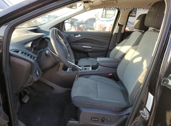 1FMCU9GD2HUC16608 2017 FORD ESCAPE Black Widok wnętrza z przodu