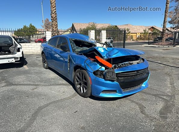 2C3CDXBG5PH608496 2023 DODGE CHARGER Blue Tył lewy
