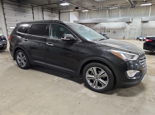 KM8SRDHF9GU141064 2016 HYUNDAI SANTA FE Black Widok z przodu